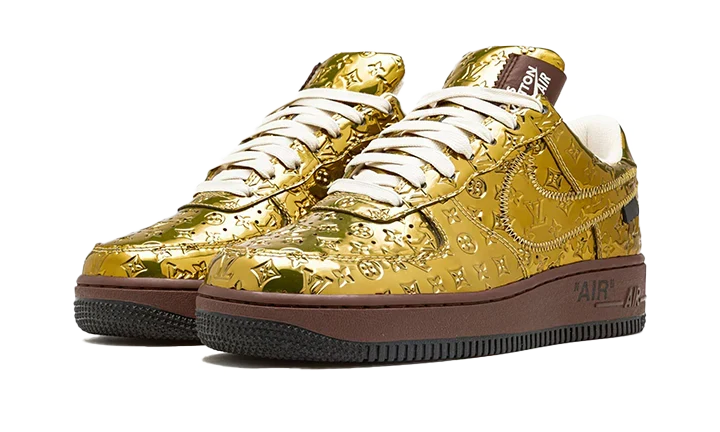 Air Force 1 Low Louis Vuitton Metallic Gold