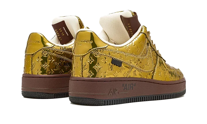 Air Force 1 Low Louis Vuitton Metallic Gold